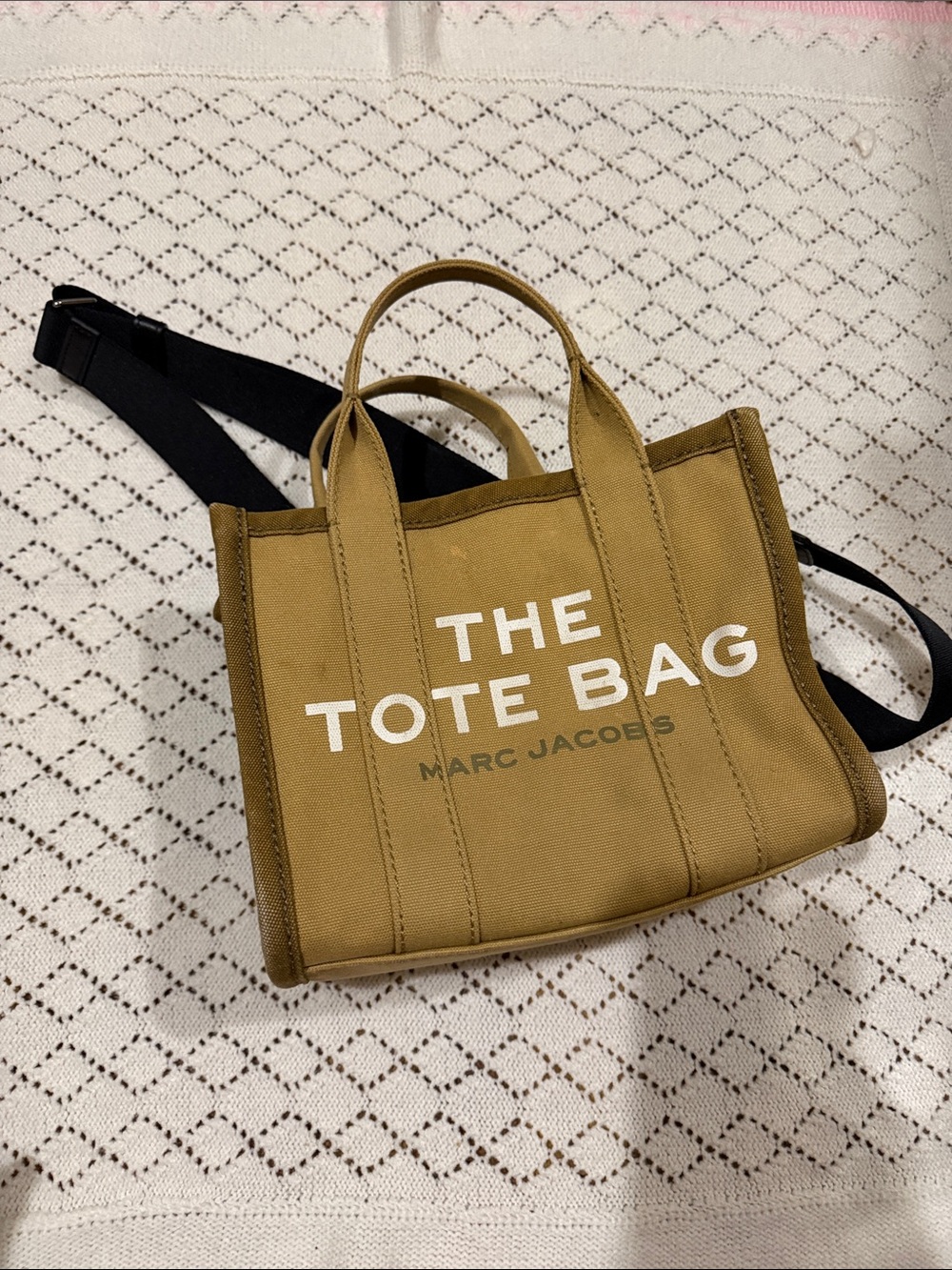 Marc Jacobs Olive and Black The Tote Bag